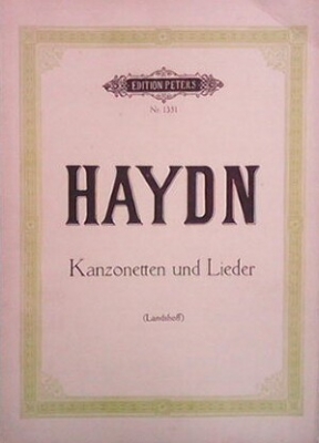 Joseph Haydn. Kanzonetten und Lieder