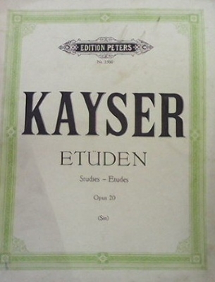 36 Etüden für die Violine. Opus 20 - H. E. Kayser